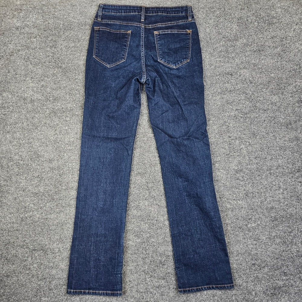 Vigoss Essential‎ Ace Straight Jeans Women's 27 Denim Mid Rise Dark Wash Stretch - Picture 7 of 10